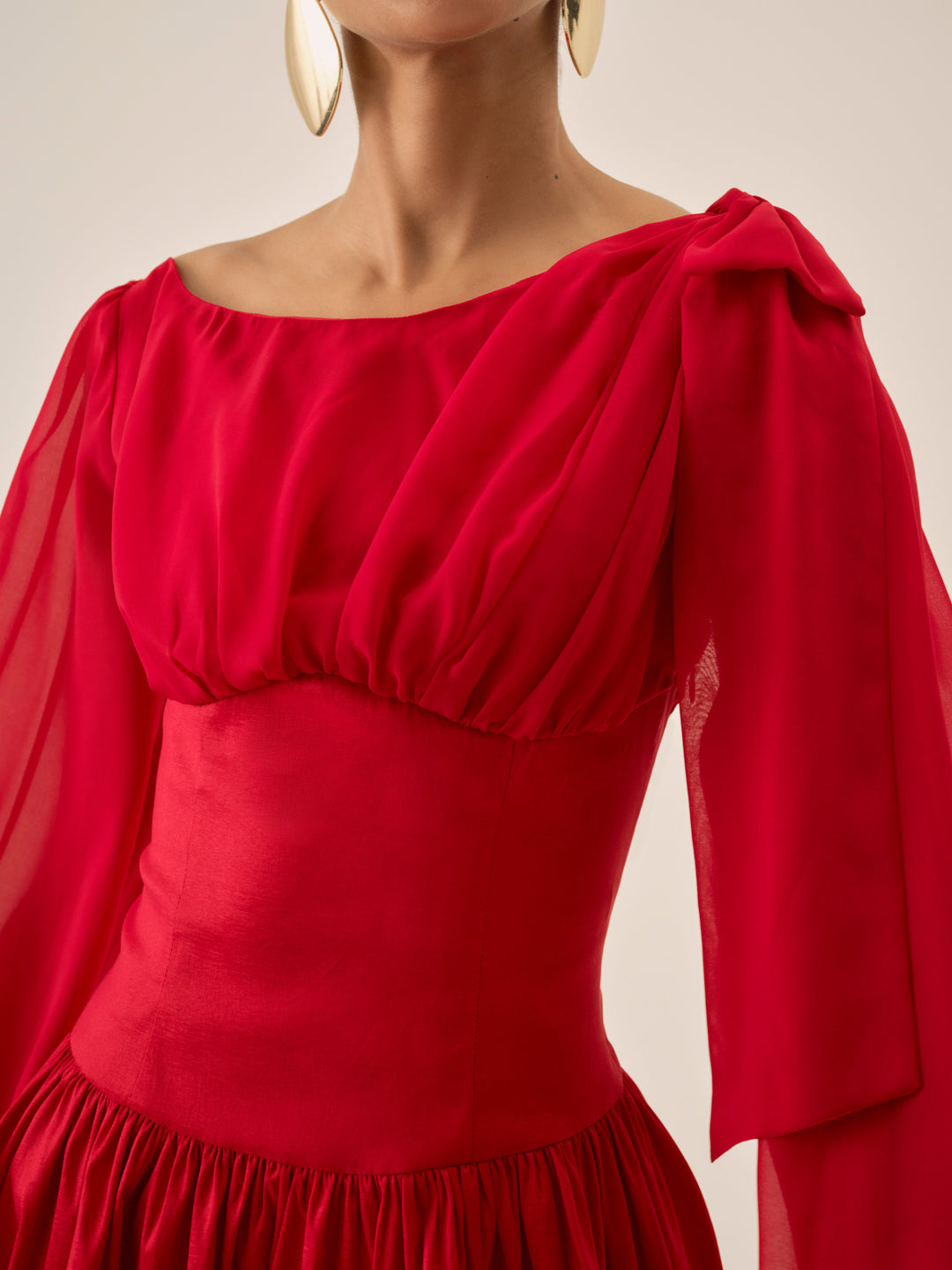 For Love and Lemons - Lucia Mini Dress - Red