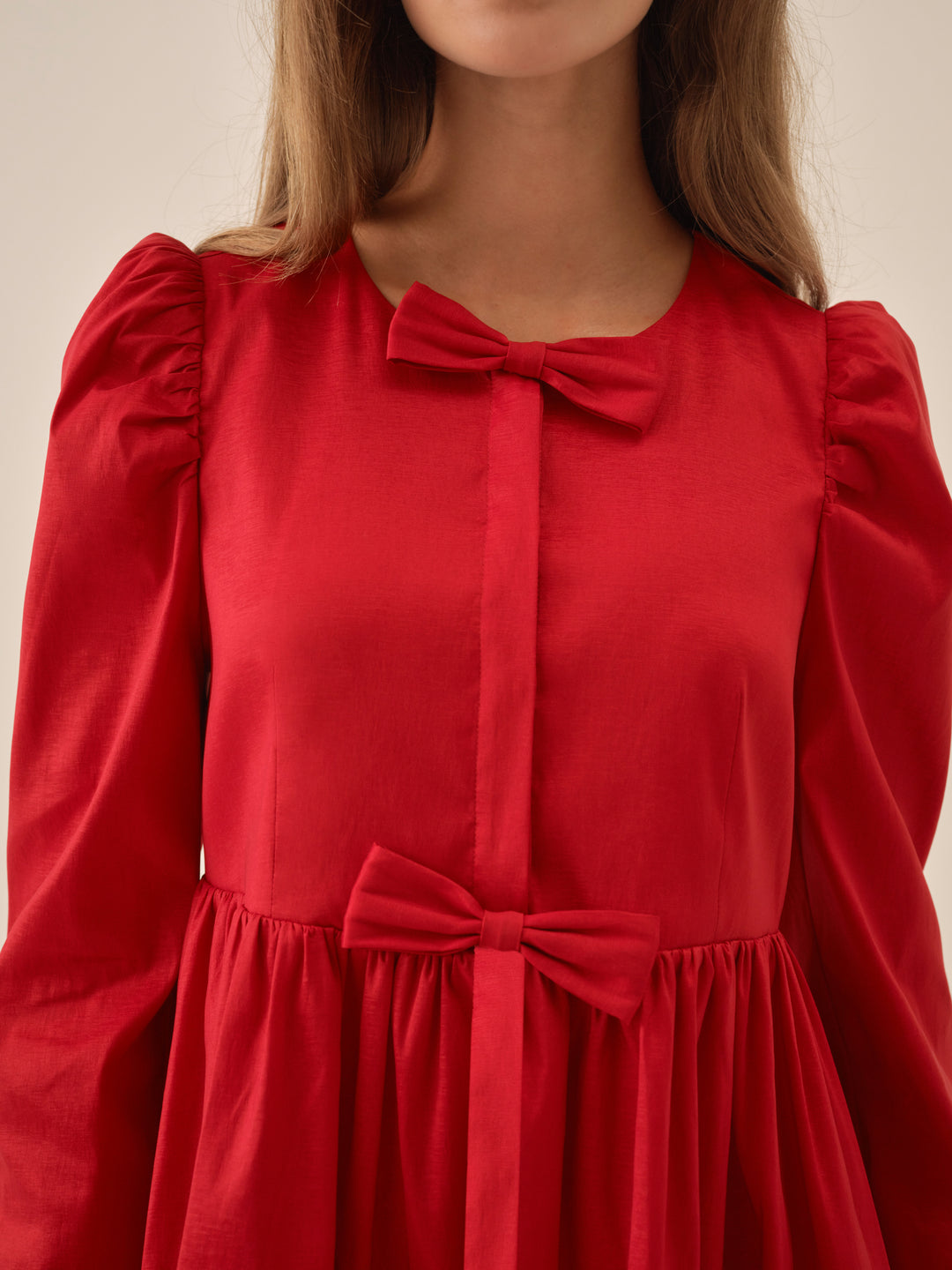 For Love and Lemons - Lucia A-Line Mini Dress - Red