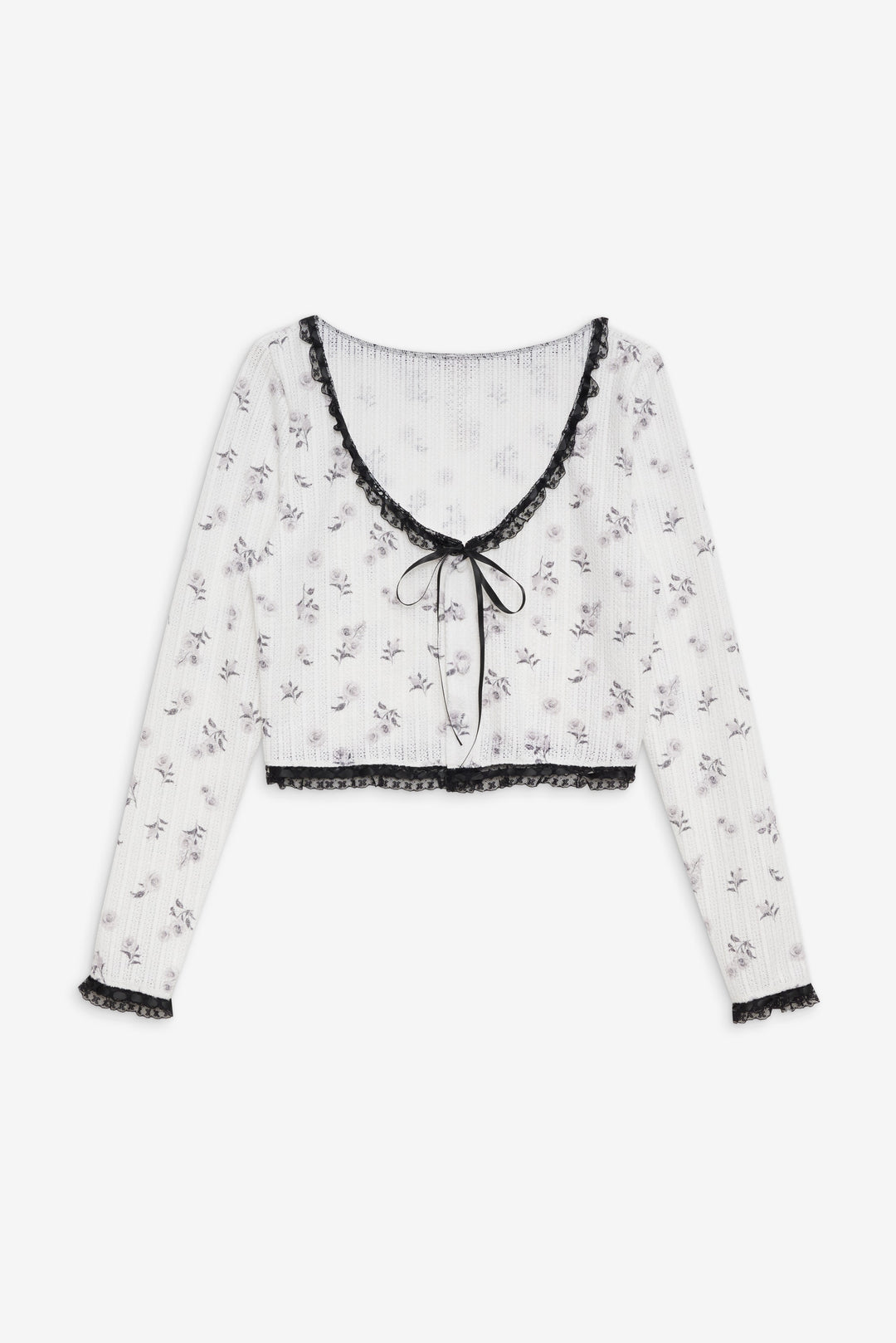 For Love and Lemons - Fawn Cardigan - White
