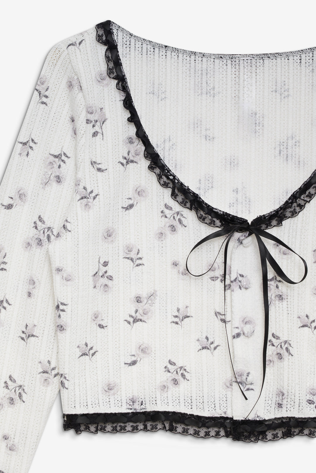 For Love and Lemons - Fawn Cardigan - White