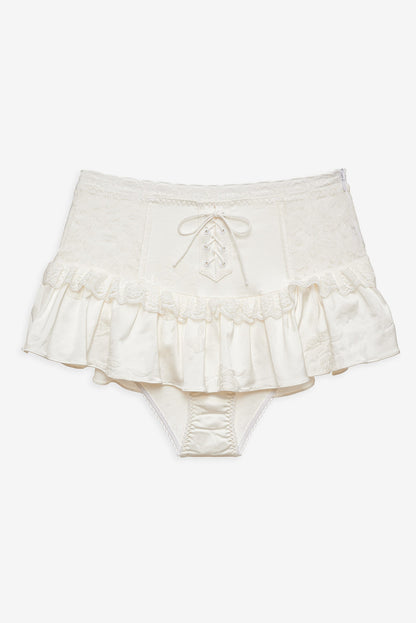 For Love and Lemons - Lana Corset Skirt - White
