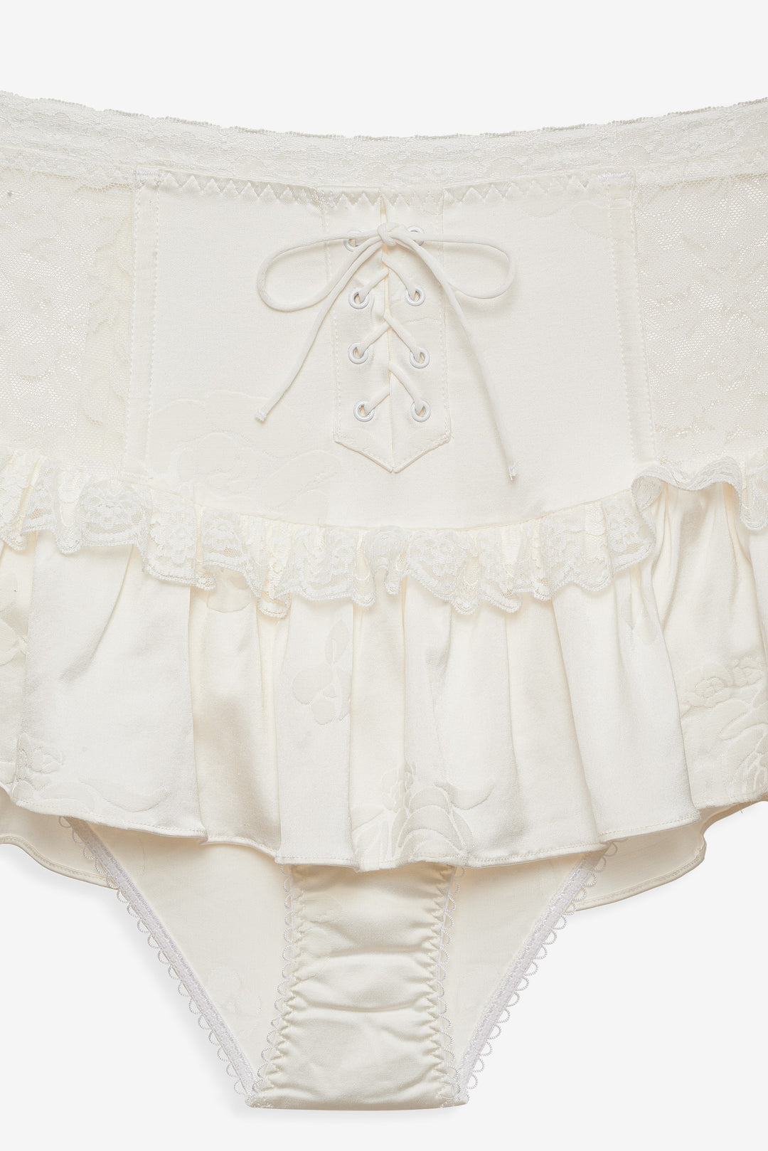 For Love and Lemons - Lana Corset Skirt - White