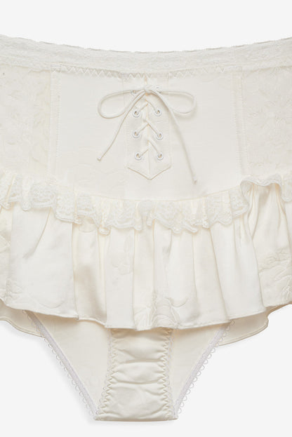 For Love and Lemons - Lana Corset Skirt - White