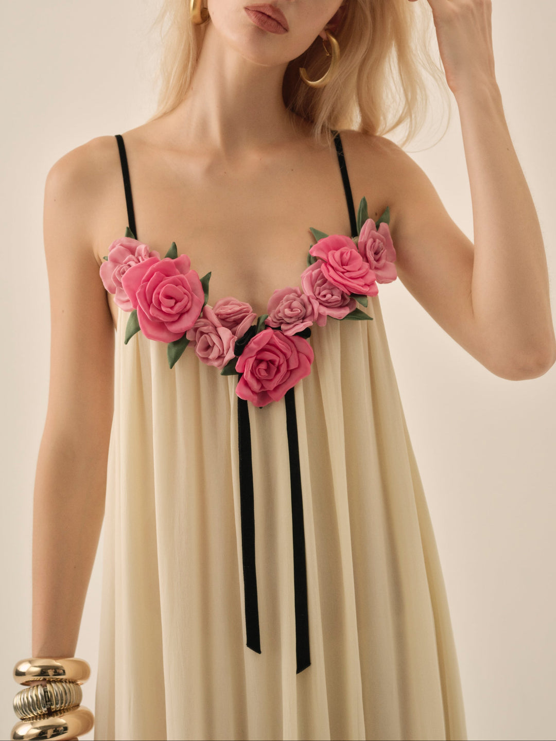 For Love and Lemons - Rosalie Maxi Dress - Cream