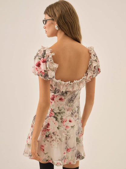 For Love and Lemons - Nora Mini Dress - White
