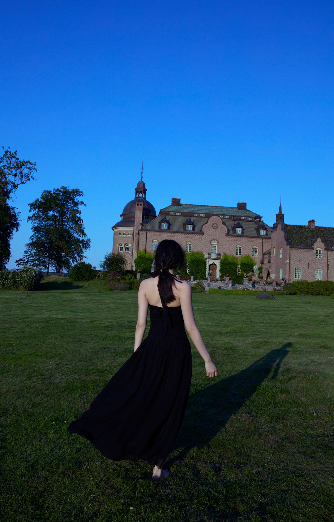 For Love and Lemons - Ophelie Organza Maxi Dress - Black