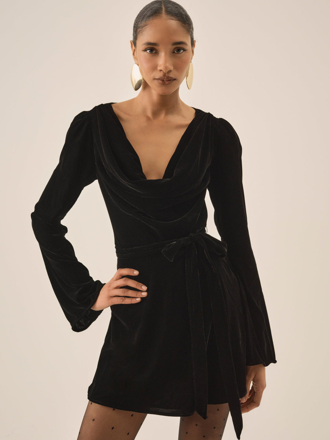 For Love and Lemons - Lucinda Mini Dress - Black