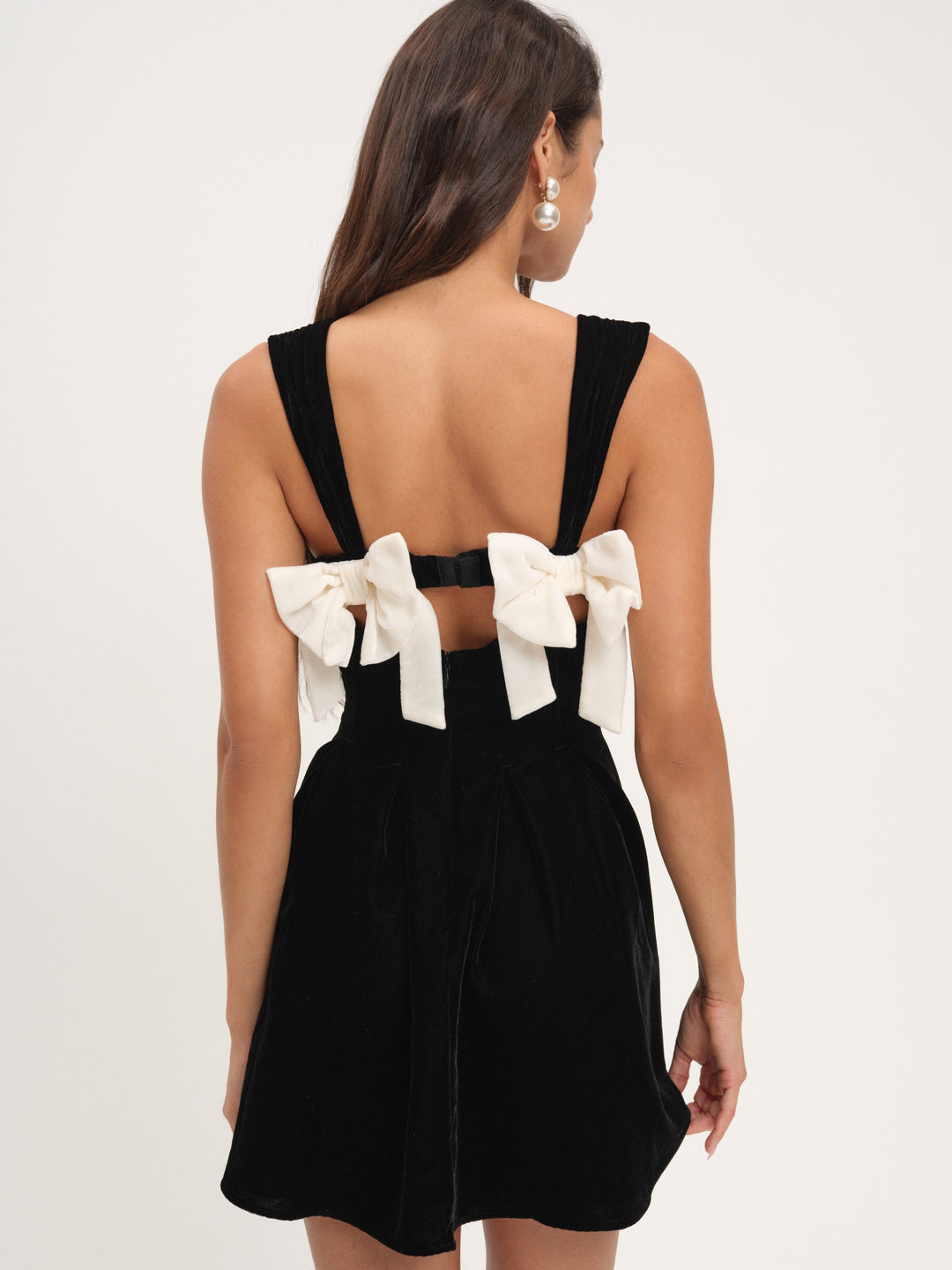 For Love and Lemons - August Mini Dress - Black
