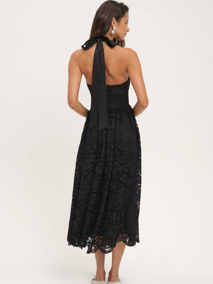 For Love and Lemons - Lakeside Midi Dress - Black