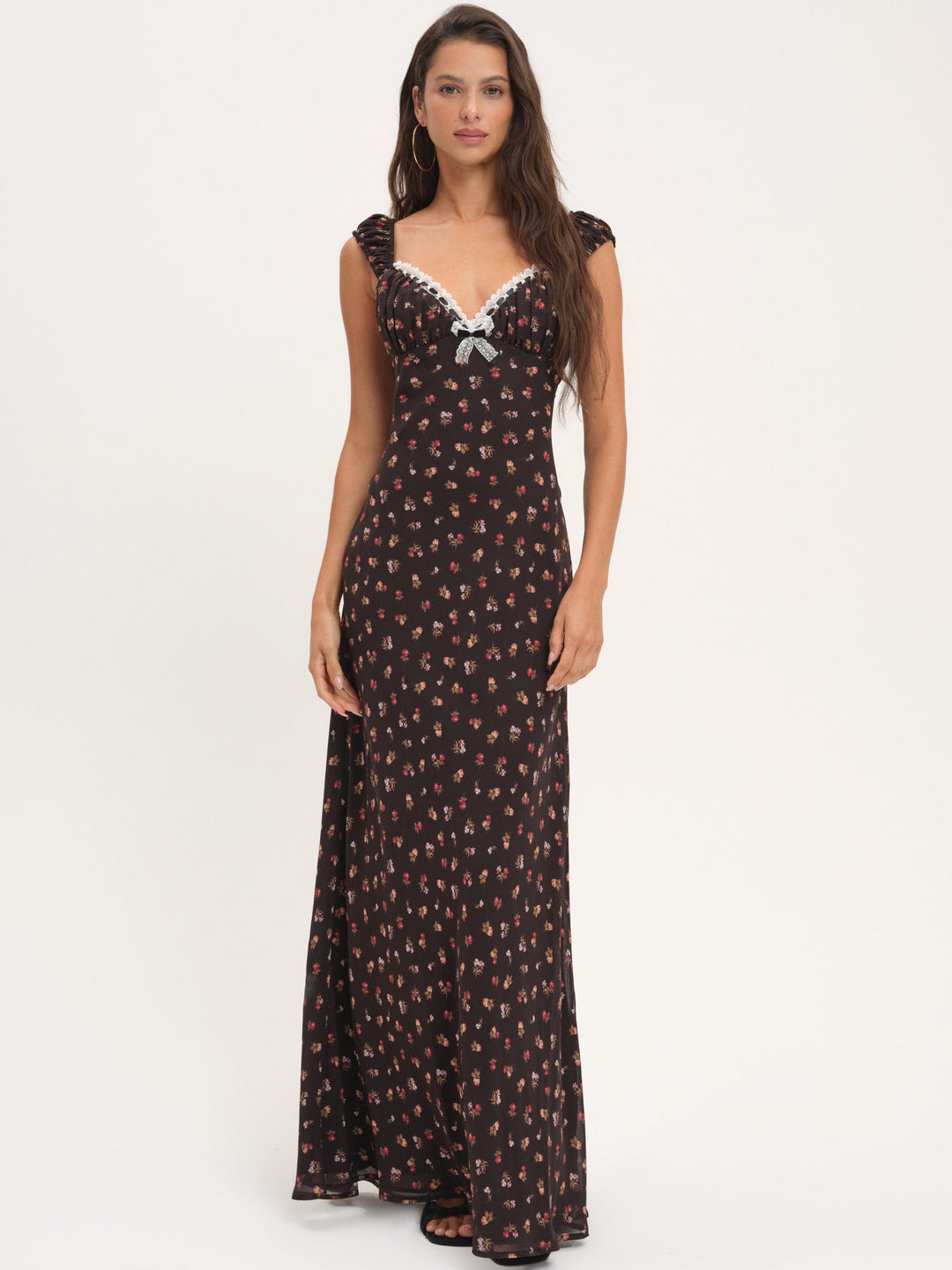 For Love and Lemons - Emmaline Maxi Dress - Black