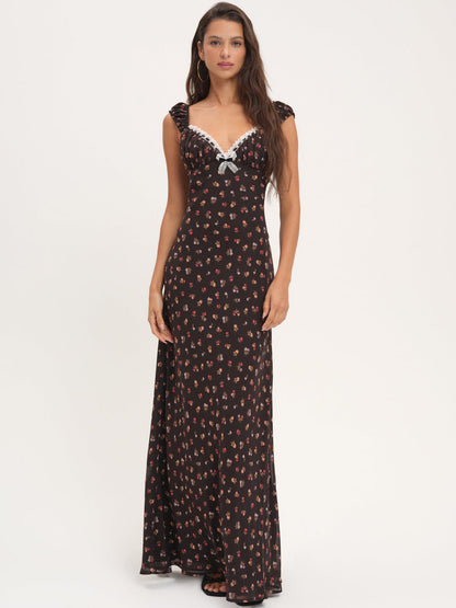 For Love and Lemons - Emmaline Maxi Dress - Black
