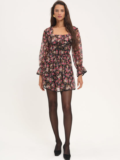 For Love and Lemons - Amara Mini Dress - Black
