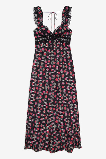 For Love and Lemons - Clarisse Maxi Dress - Black