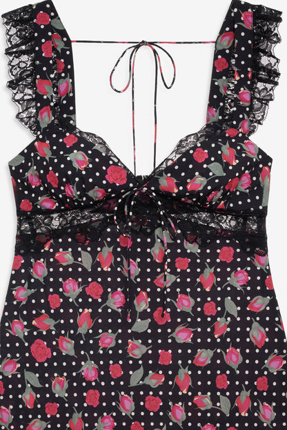 For Love and Lemons - Clarisse Maxi Dress - Black