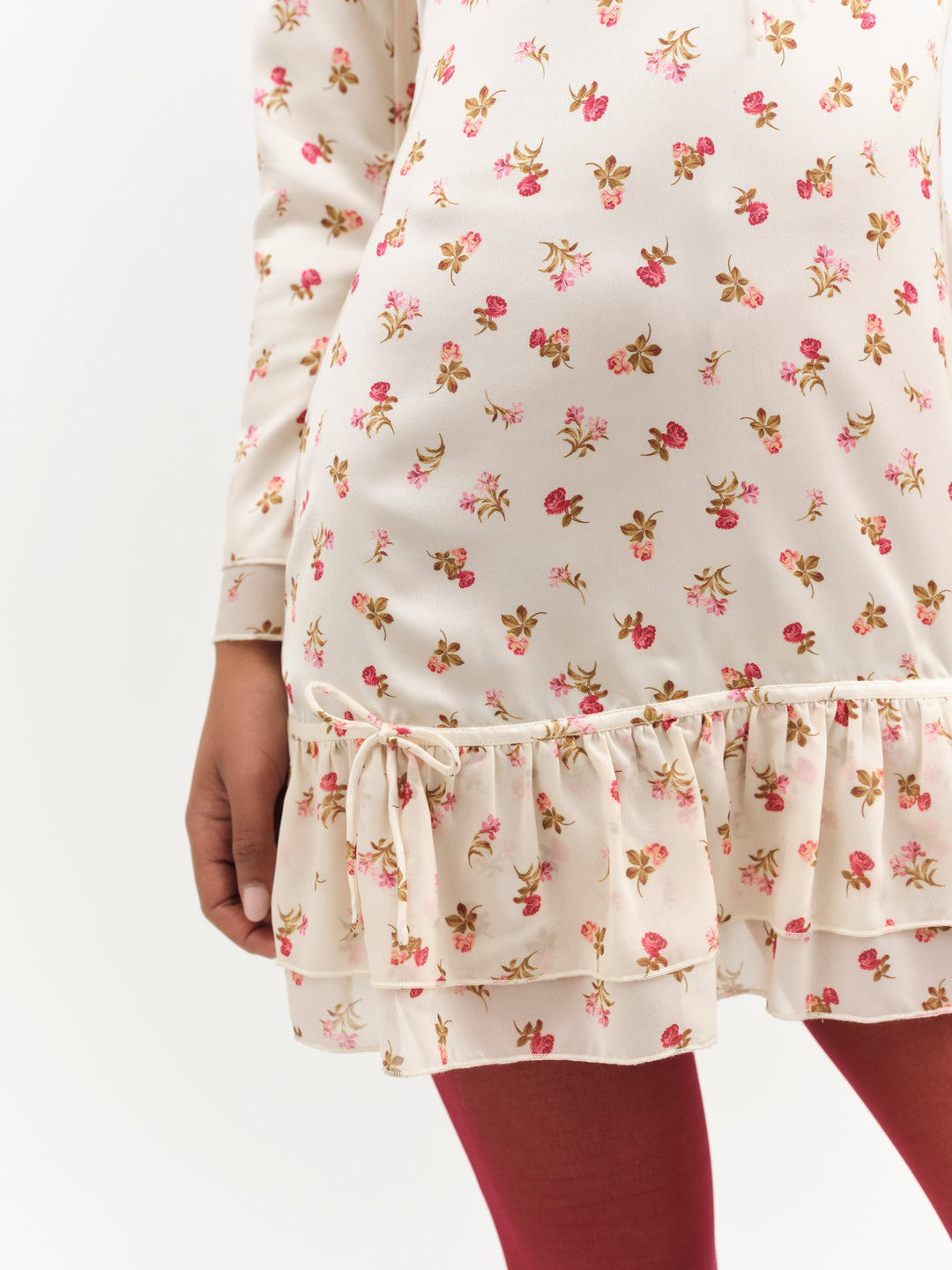 For Love and Lemons - Adahlia Floral Mini Dress - Cream