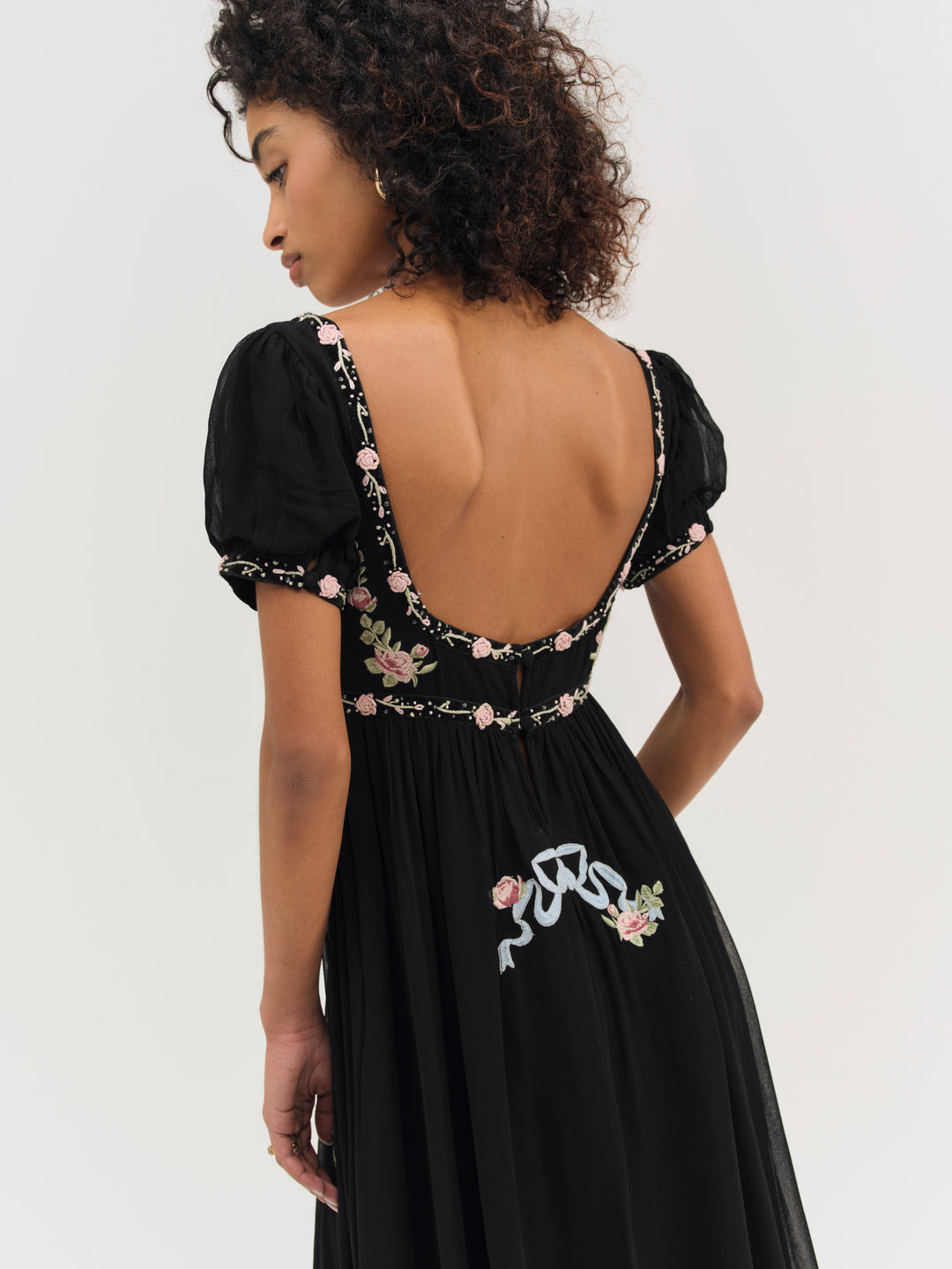 For Love and Lemons - Rosemarie Maxi Dress - Black