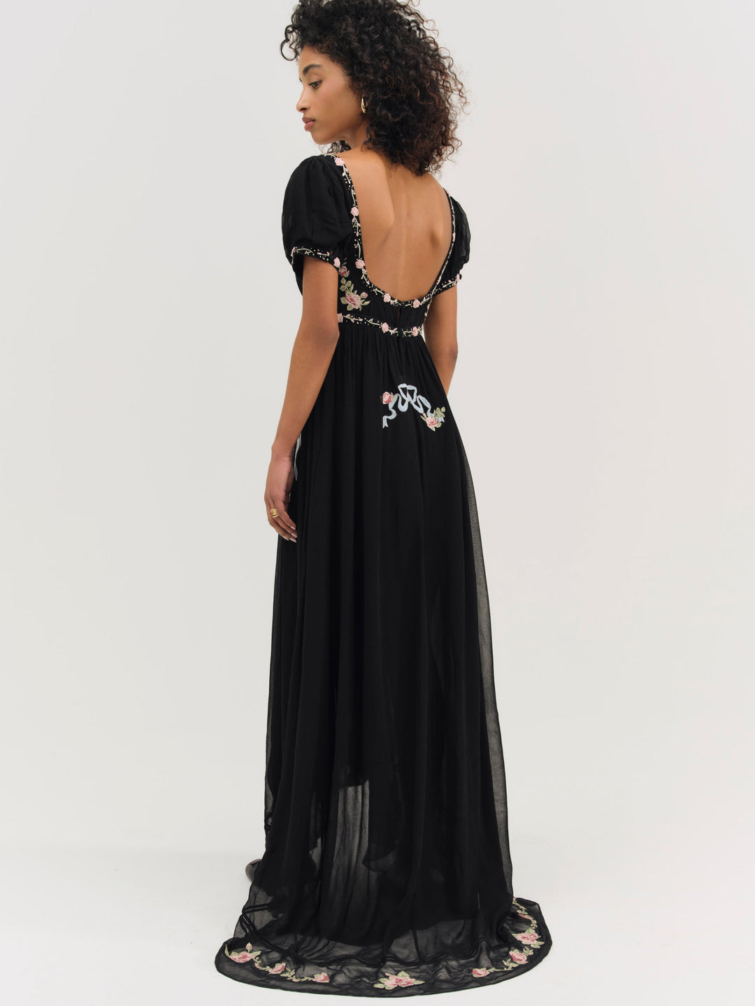 For Love and Lemons - Rosemarie Maxi Dress - Black