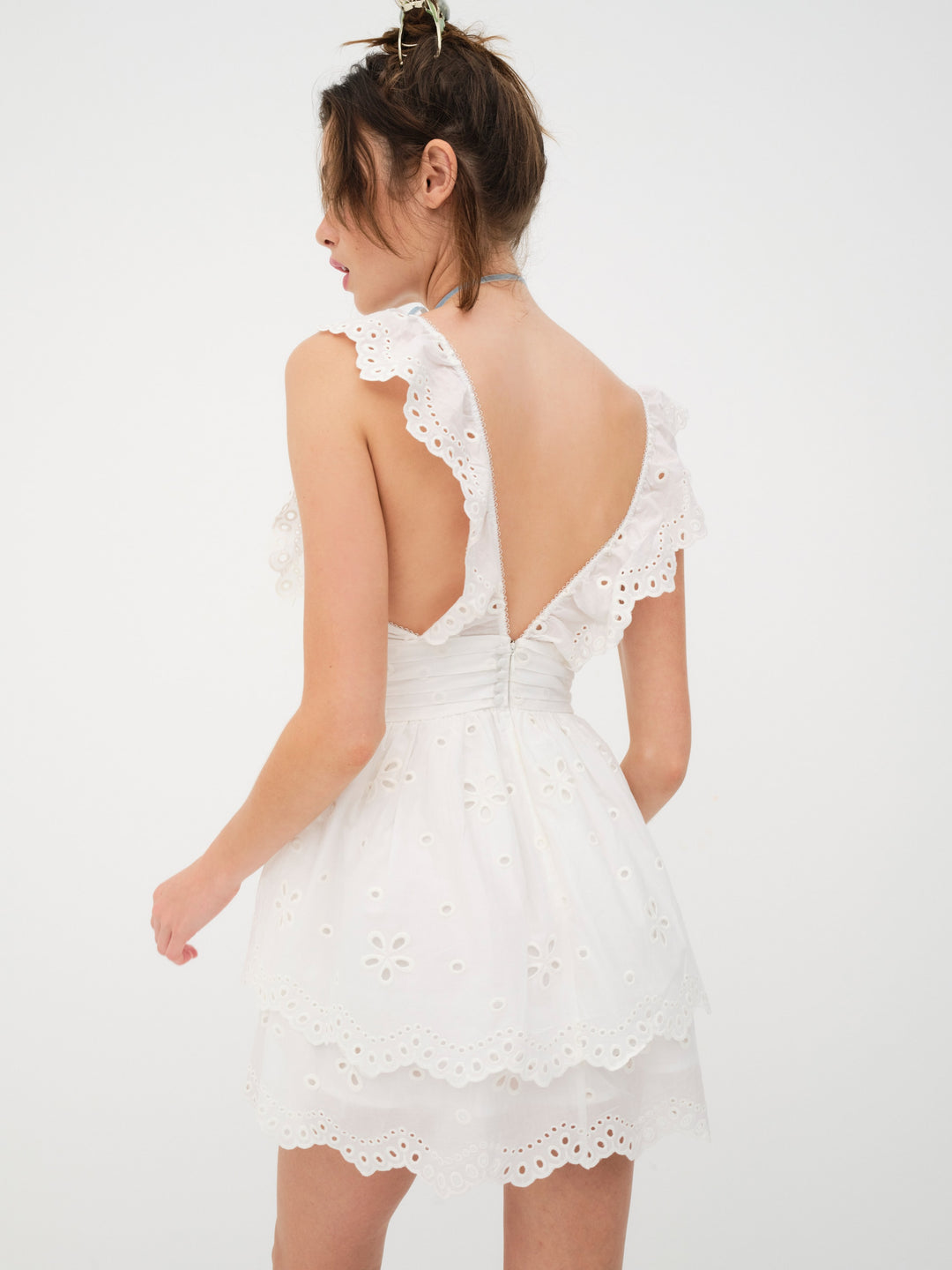 For Love and Lemons - Serena Sleeveless Dress - White