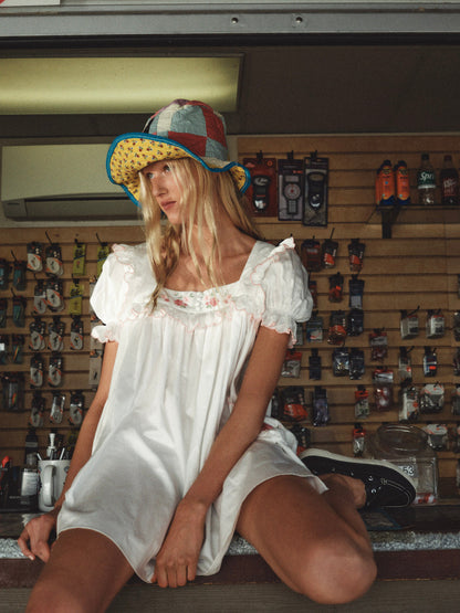 For Love and Lemons - Tea Time Babydoll Dress - White