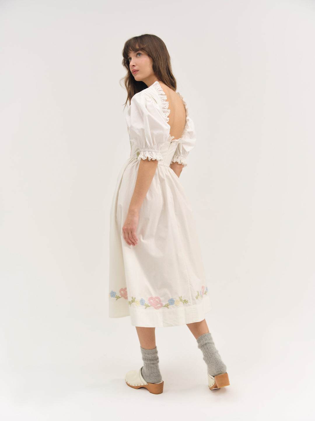 For Love and Lemons - Erin Midi Dress - Cream