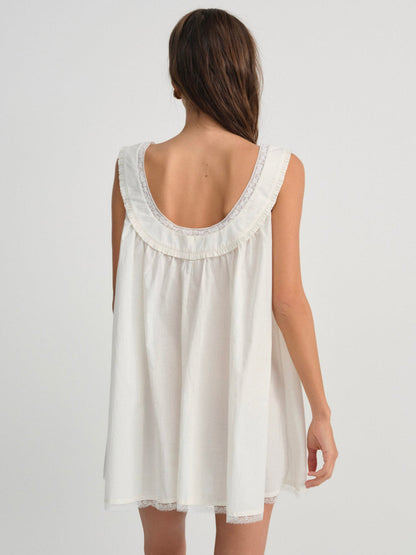 For Love and Lemons - Venetia Slip Dress - Vintage Cream