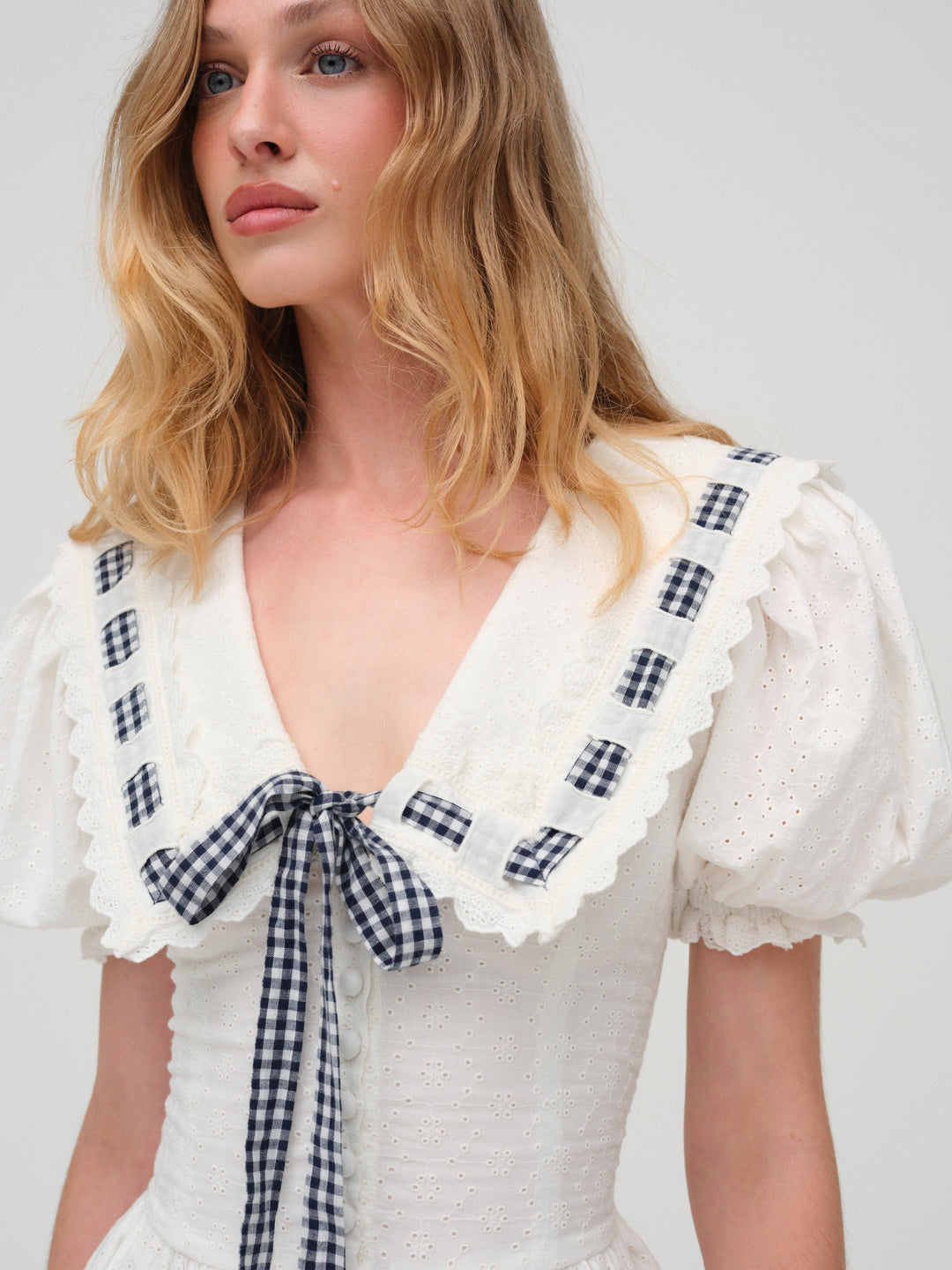For Love and Lemons - Ruby Ribbon Mini Dress - White