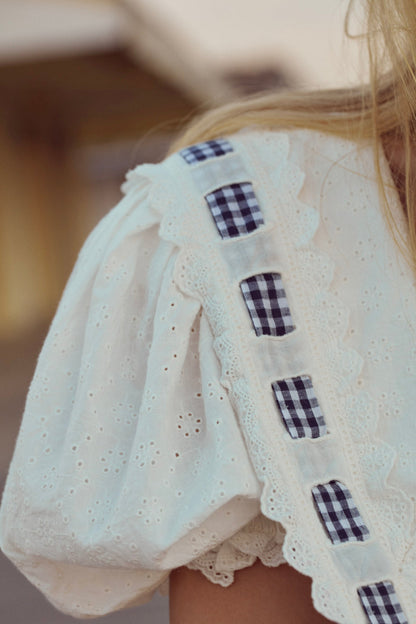 For Love and Lemons - Ruby Ribbon Mini Dress - White