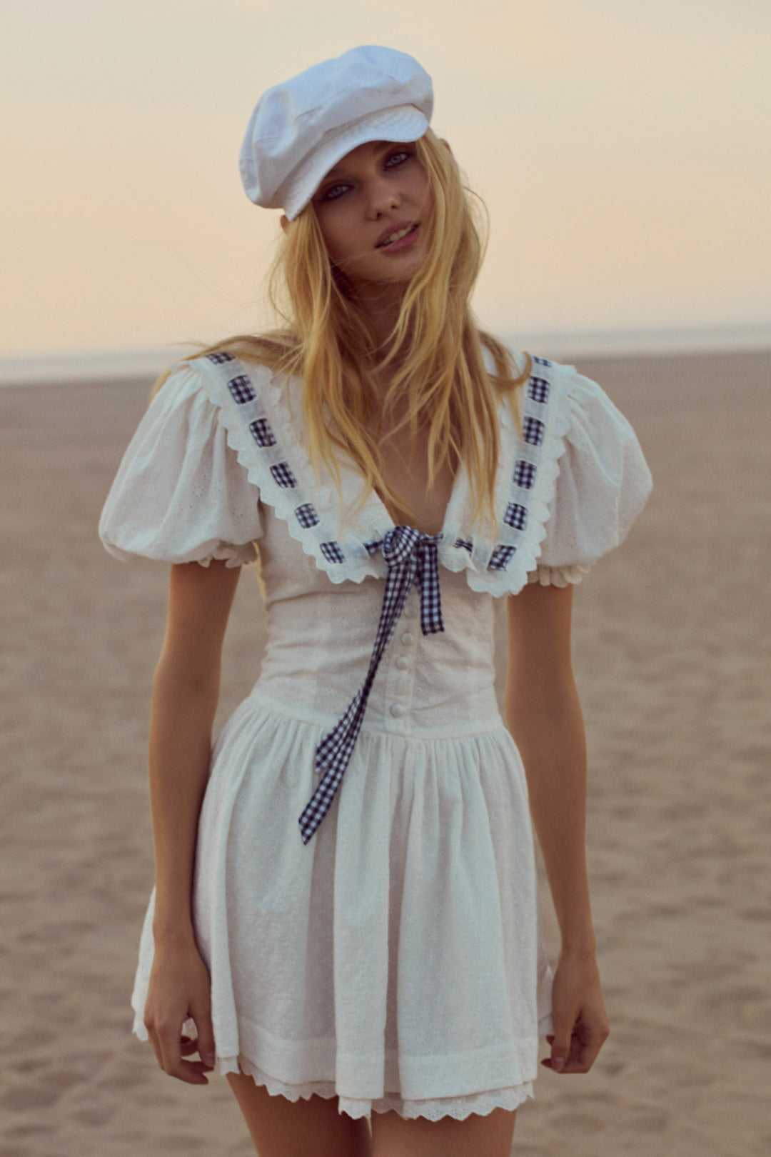 For Love and Lemons - Ruby Ribbon Mini Dress - White