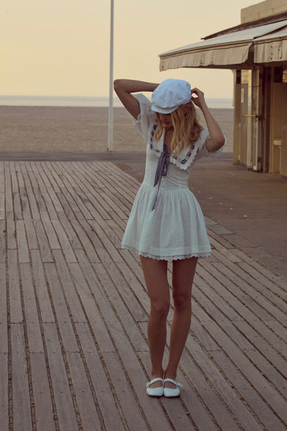 For Love and Lemons - Ruby Ribbon Mini Dress - White
