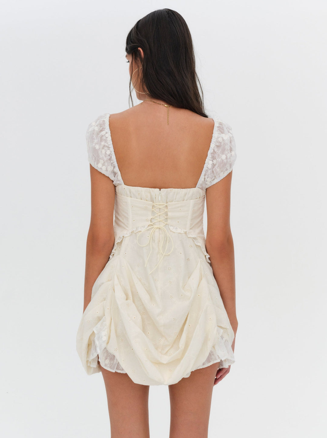 For Love and Lemons - Morgan Mini Dress - White