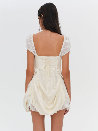 For Love and Lemons - Morgan Mini Dress - White