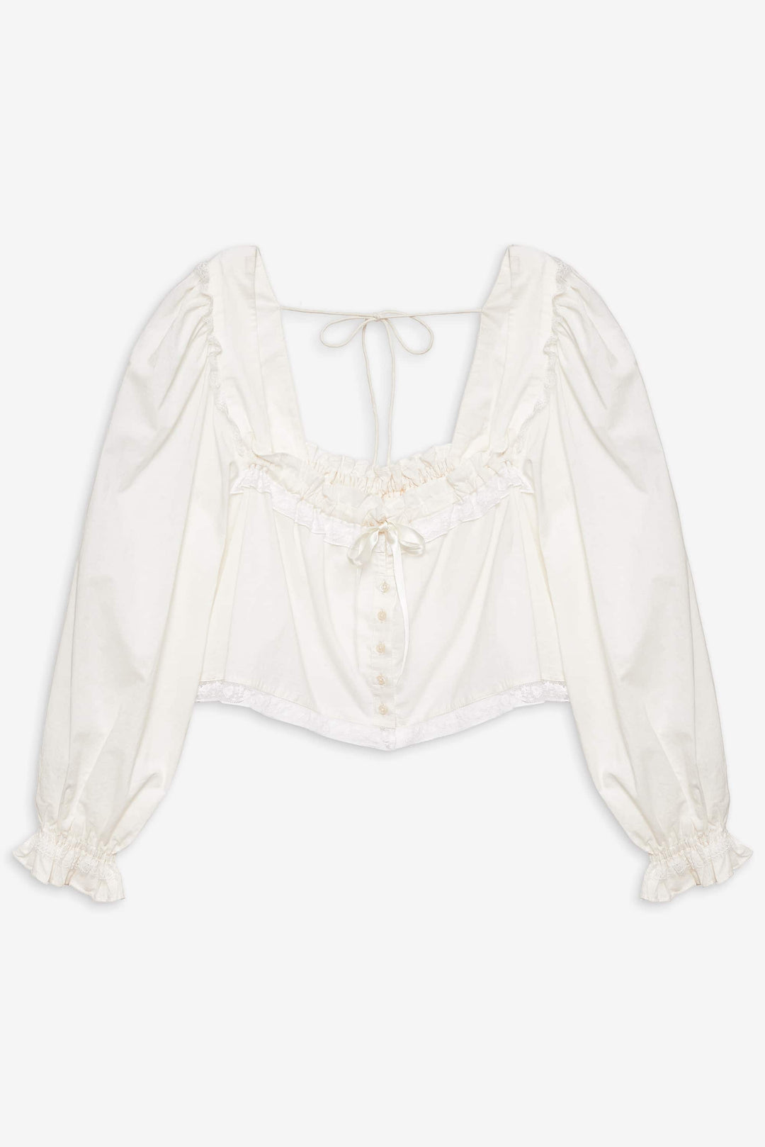 For Love and Lemons - Venetia Sleep Top - Vintage Cream