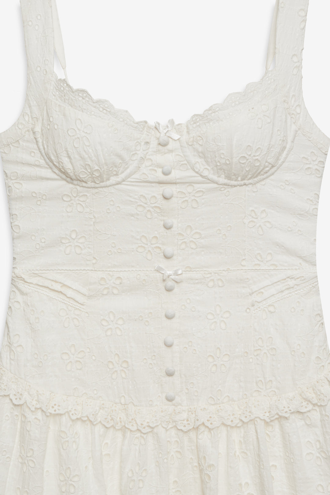 For Love and Lemons - Dreamy Daisy Mini Dress - White