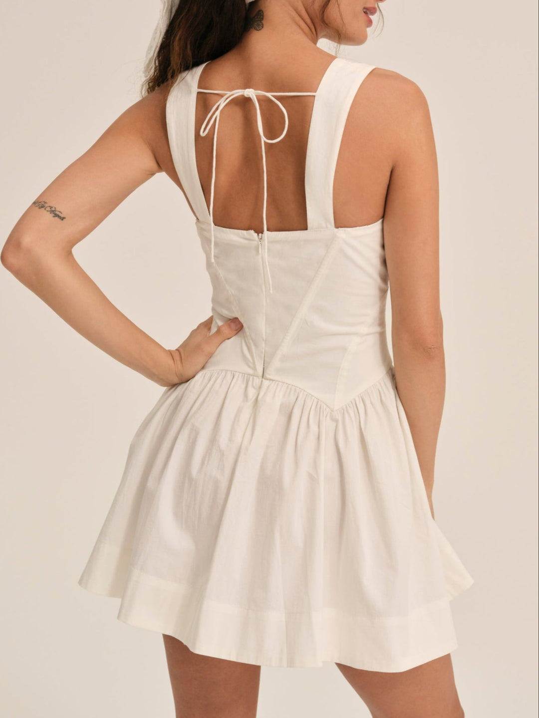 For Love and Lemons - Chloe Mini Dress - White