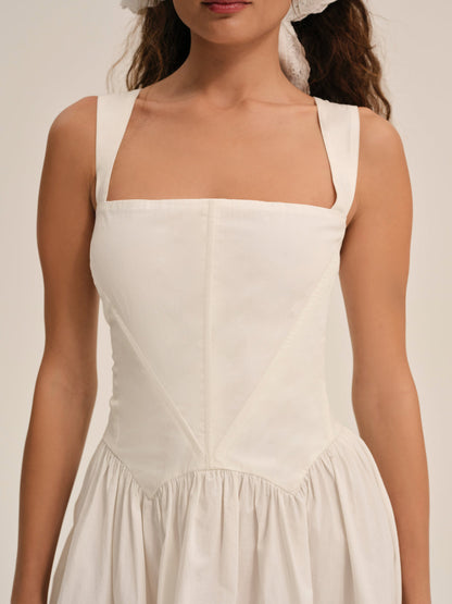 For Love and Lemons - Chloe Mini Dress - White