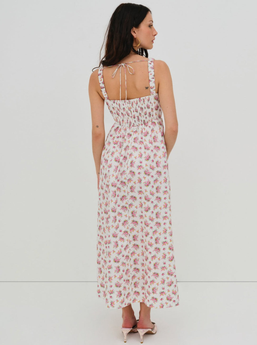 For Love and Lemons - Etienne Midi Dress - Pink