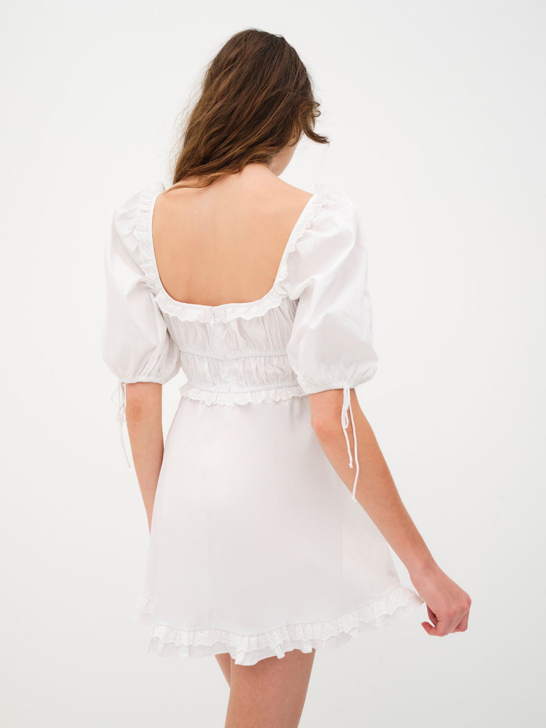 For Love and Lemons - Jackson Mini Dress - White