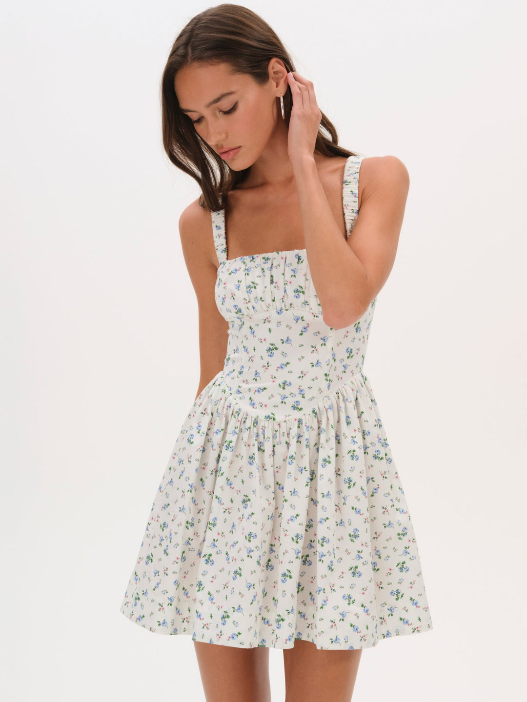 For Love and Lemons - Zofia Mini Dress - Blue