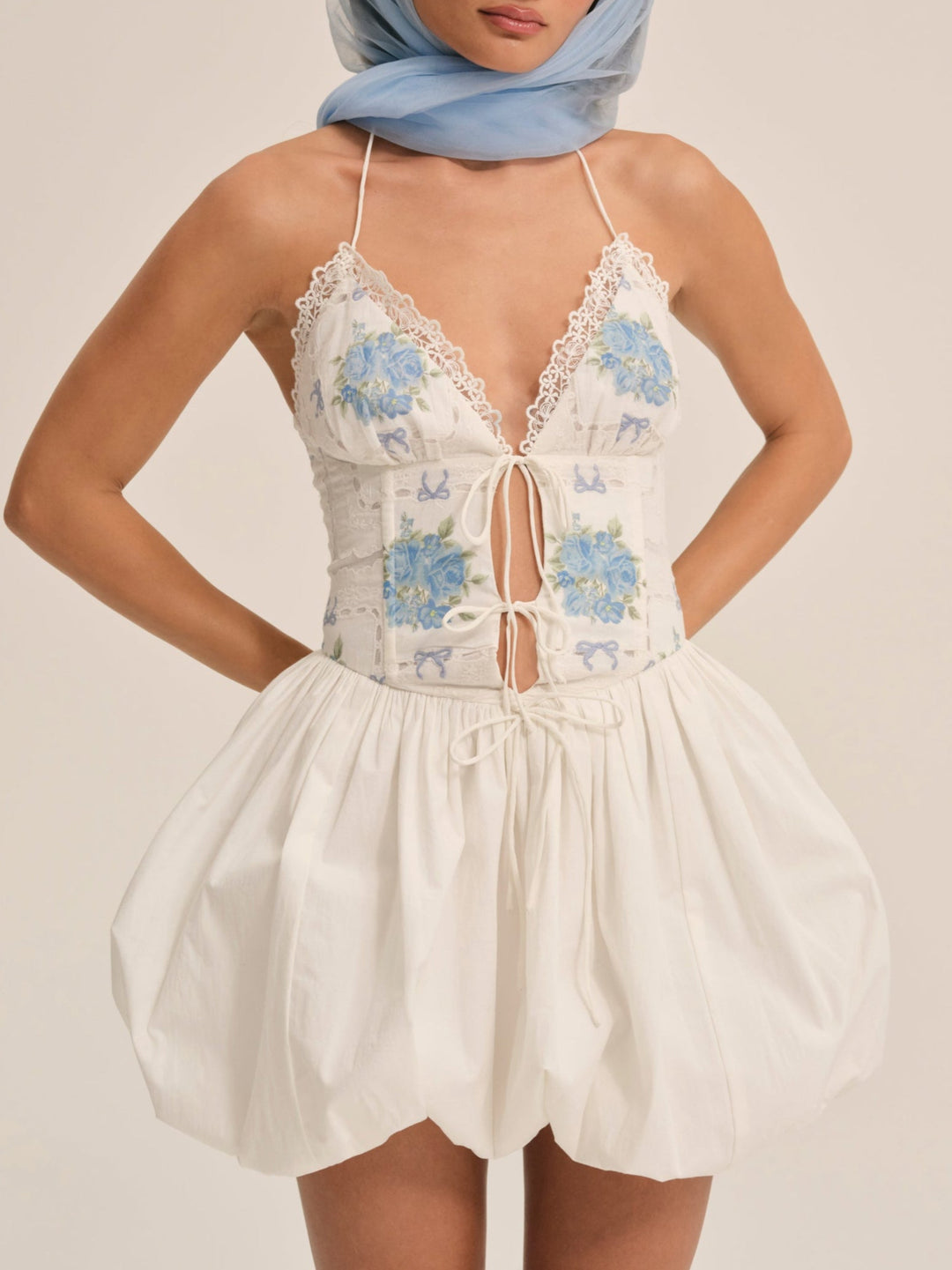 For Love and Lemons - McKinley Mini Dress - White