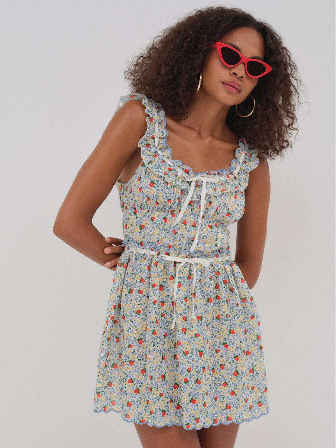 For Love and Lemons - Strawberry Kiss Dress - Strawberry