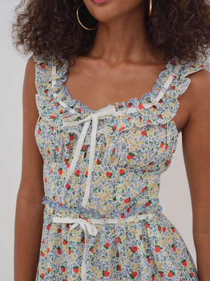 For Love and Lemons - Strawberry Kiss Dress - Strawberry