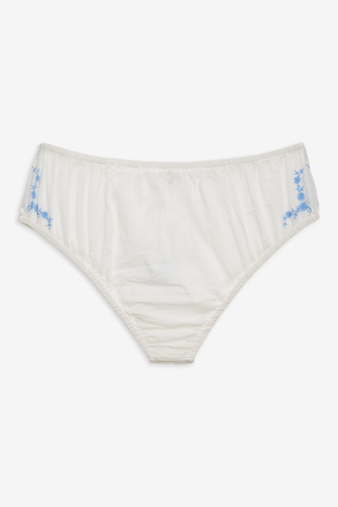 For Love and Lemons - Forget Me Not Embroidery Bloomer Panty - White