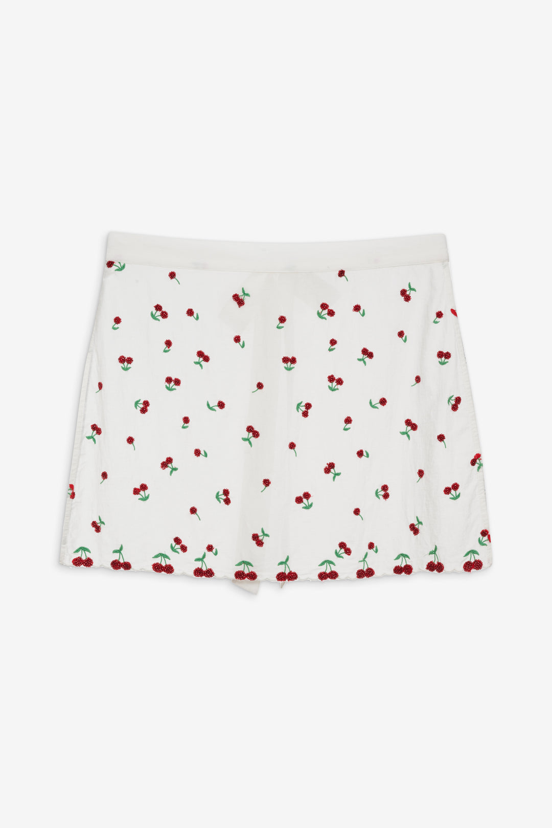 For Love and Lemons - Beaded Cherries Apron - Red