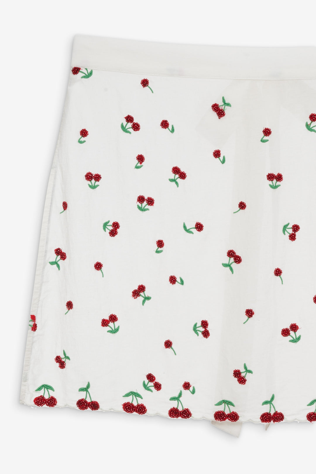For Love and Lemons - Beaded Cherries Apron - Red