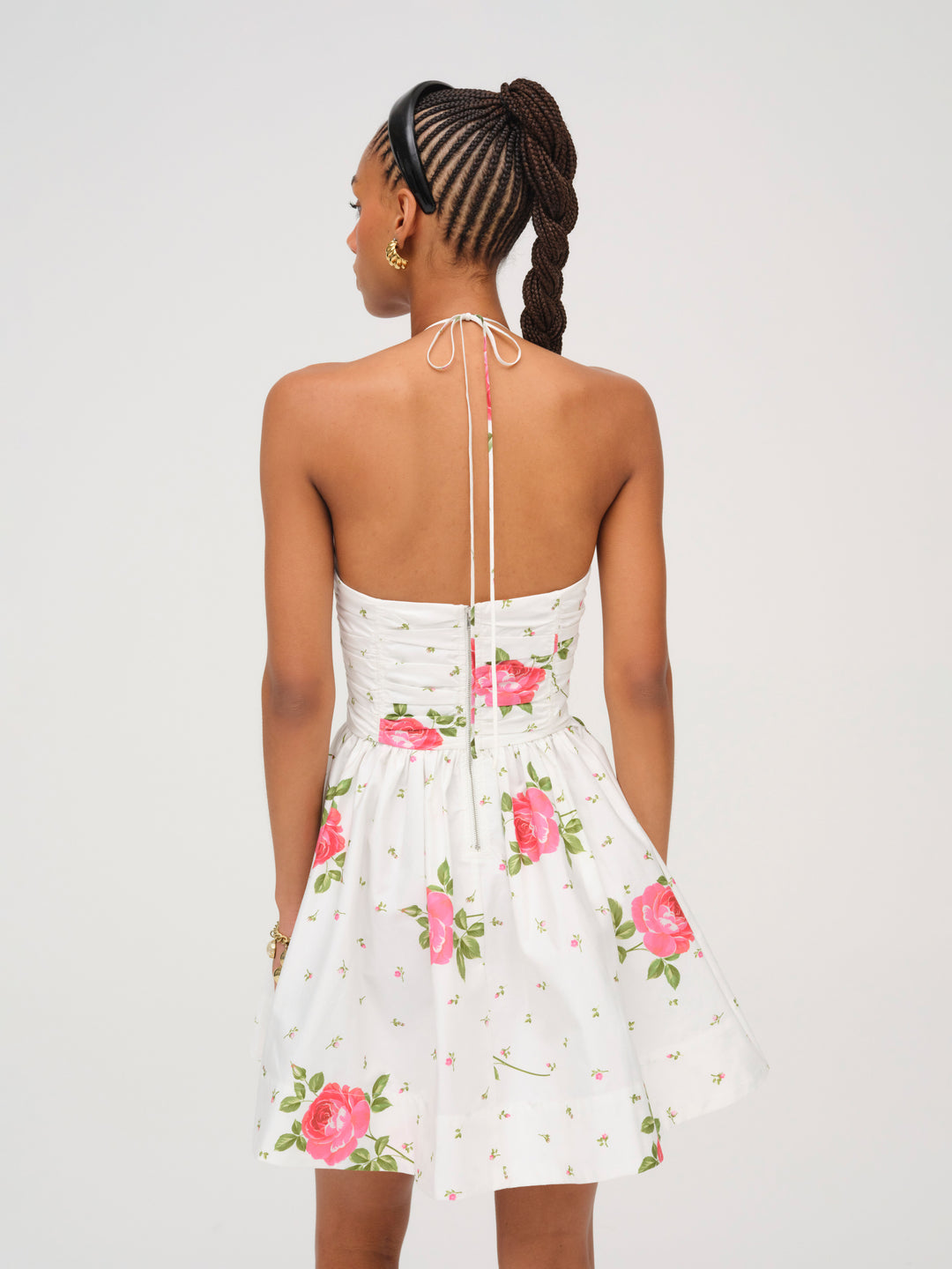 For Love and Lemons - Rosebud Corset Mini Dress - White