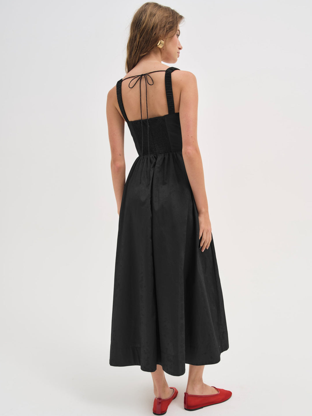 For Love and Lemons - Etienne Midi Dress - Black