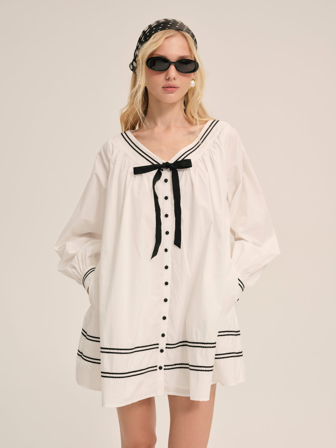 For Love and Lemons - Shelly Mini Dress - White