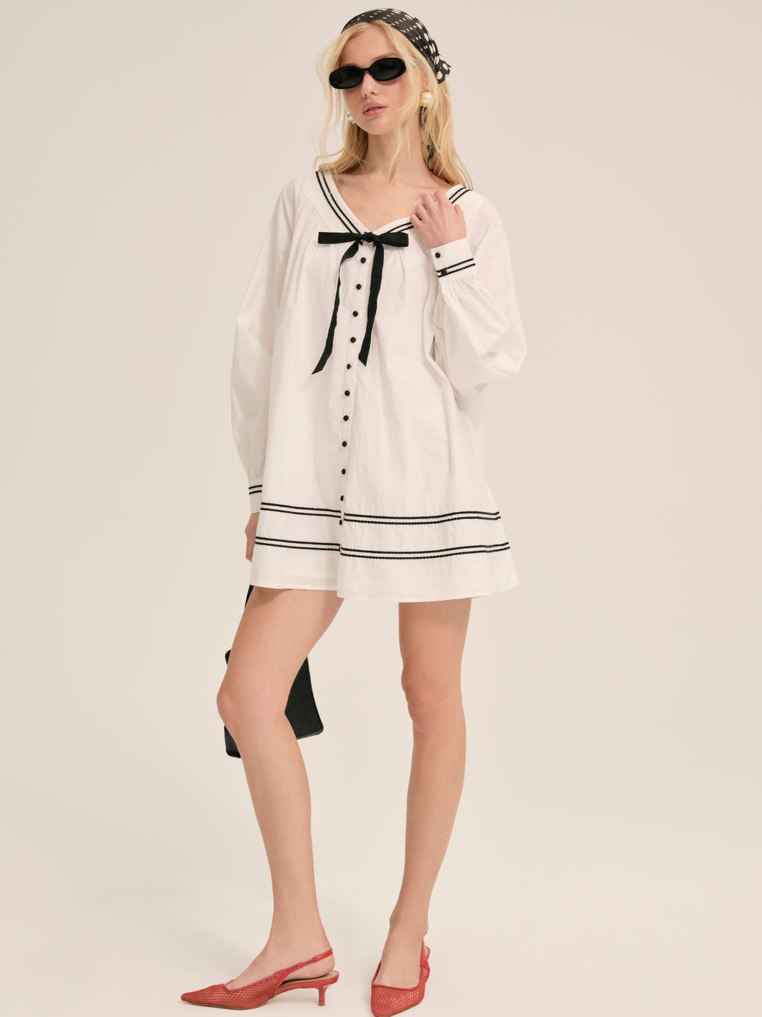 For Love and Lemons - Shelly Mini Dress - White