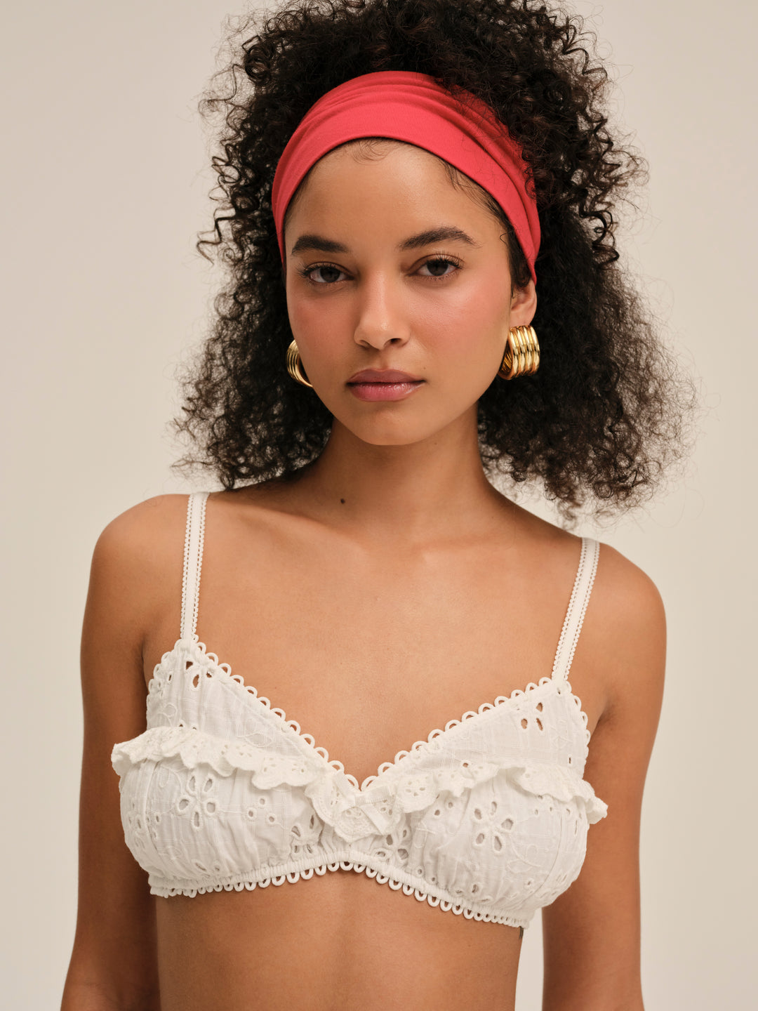 For Love and Lemons - Dreamy Daisy Bra Top - White