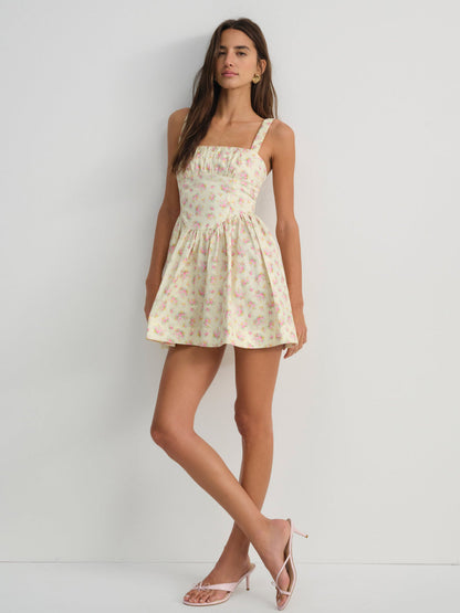 For Love and Lemons - Zofia Mini Dress - Yellow